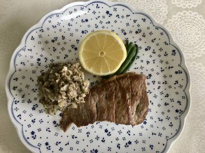 ポークソテー きのこソース