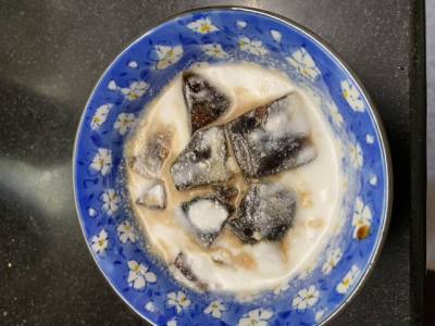 黒糖寒天ココナツミルクがけ