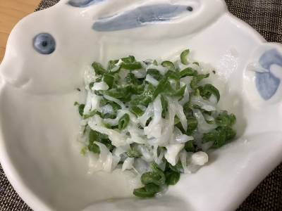 ピーマンといかのナムル