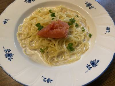 明太クリームスパゲッティ