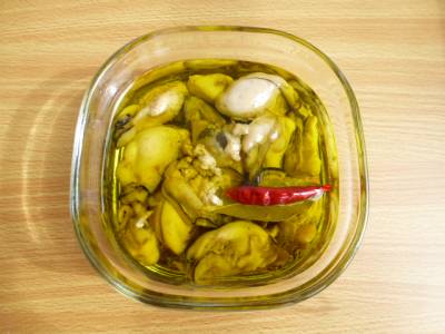 かきのオイル漬け