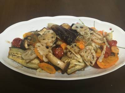 野菜のミックスグリル バルサミコソース