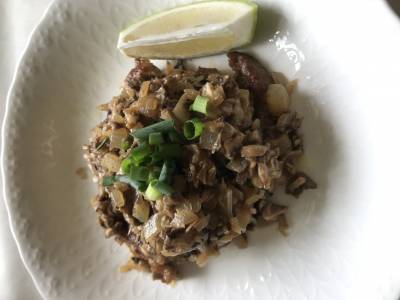 ポークソテー きのこソース