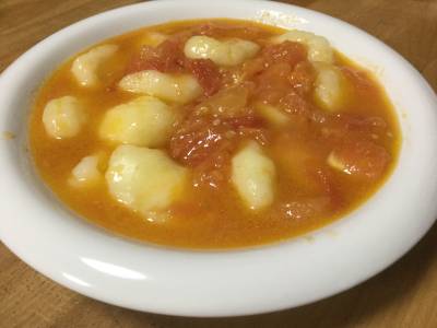 フレッシュトマトソースのニョッキ