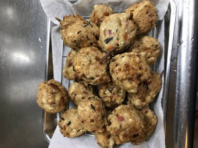 落とし揚げがんも