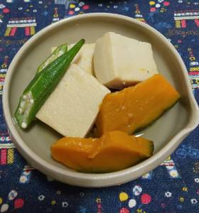 高野豆腐と鶏肉の煮物