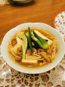 豆腐のきのこあんかけ