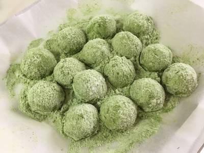 抹茶ボールクッキー