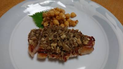 ポークソテー きのこソース