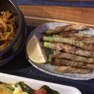 アスパラの肉巻き