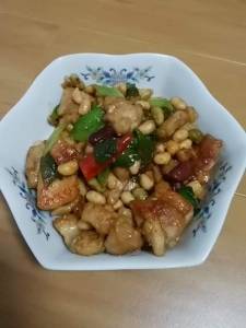 ねぎと鶏肉の麻辣（マーラー）炒め