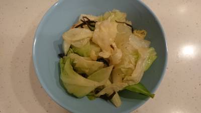 どシンプルキャベツ炒め