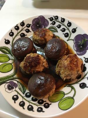 しいたけの肉詰め