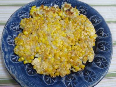 とうもろこしとしらすのかき揚げ