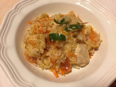 フレッシュトマトのチキンライス