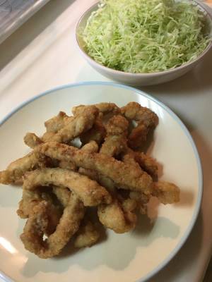 スティック豚肉から揚げ