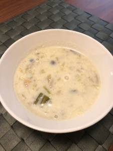 さつまいもの豆乳スープ