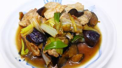 チャーシューなす