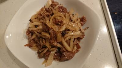 大根のチンジャオロースー風