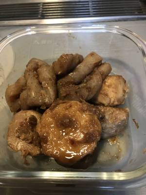 里芋とこんにゃくの土佐煮