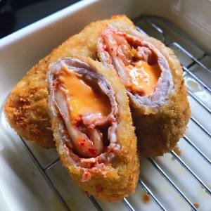 豚キムチ チーズカツ