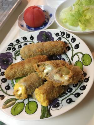 豚キムチ チーズカツ