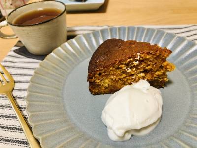 キャラメルりんごのパウンドケーキ