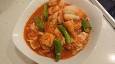 さっぱり! 和風えびチリ