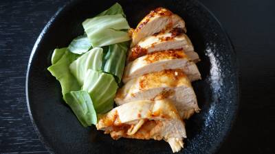 鶏むね肉のキムチはさみ