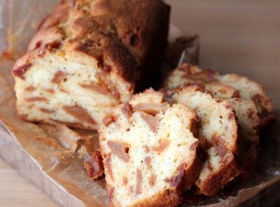 キャラメルりんごのパウンドケーキ