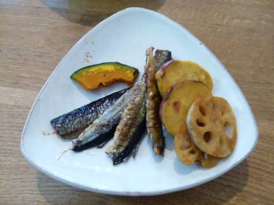 さんまの甘酢焼き