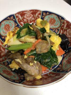 卵ときくらげの炒め物