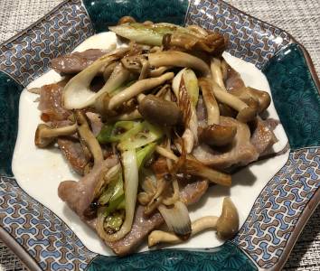 塩豚のシンプル焼き