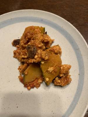 かぼちゃの鶏そぼろ