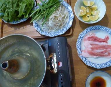 豚肉のしゃぶしゃぶ