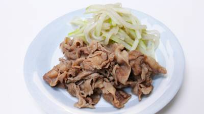 牛肉と大根の塩いり煮