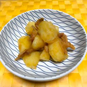 じゃがいもとベーコンの煮ころがし