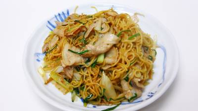 広東風しょうゆ焼きそば