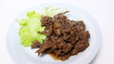 牛肉のバターしょうゆ炒め弁当