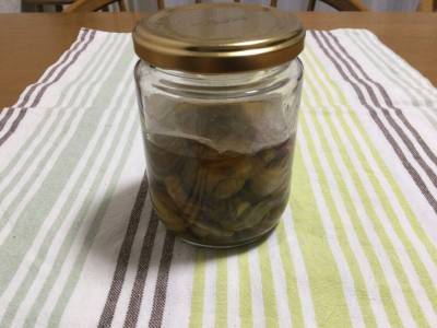 ふっくらかきのごま油漬け