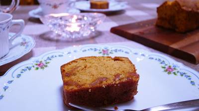 キャラメルりんごのパウンドケーキ