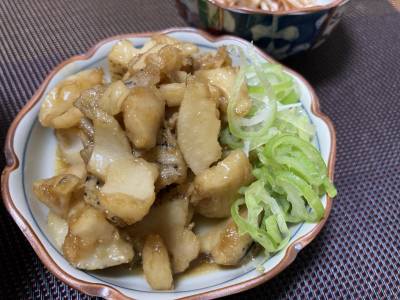 割りれんこんの照り焼き