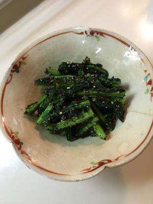 菜の花のごまあえ