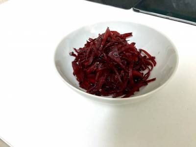 ビーツの酢きんぴら