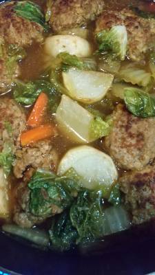 かぶと佐賀牛・肉だんごのポトフ