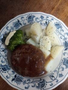 チーズ味の粉ふきいも