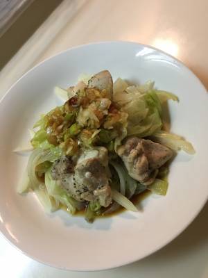 鶏肉と野菜の簡単蒸し