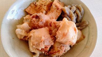 里芋とこんにゃくの土佐煮