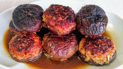 しいたけの肉詰め