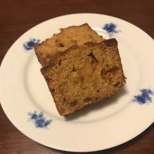 キャラメルりんごのパウンドケーキ